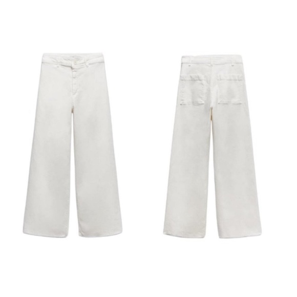 Like New Immaculate ZARA The Marine Straight jeans High-waisted pockets size: 2 - Picture 4 of 16